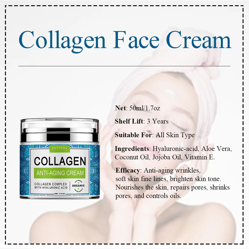 ENVISHA Collagen Hyaluronic Face Cream