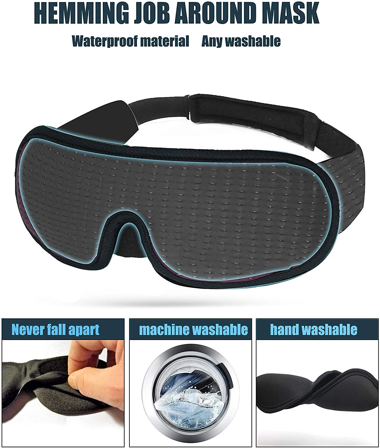 3D Padded Sleep Eye Mask