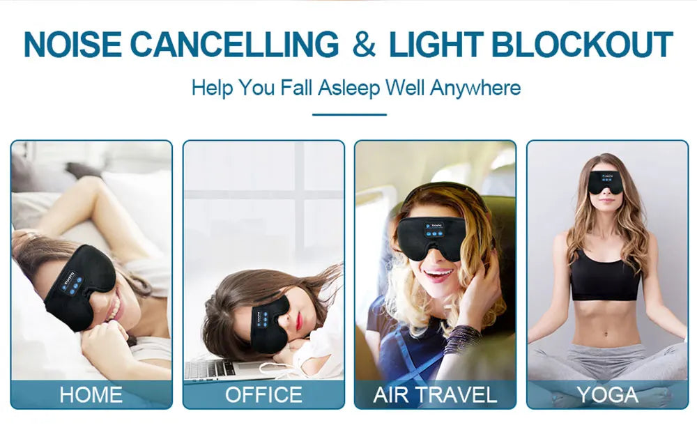 Bluetooth Sleep Headphones Eye Mask