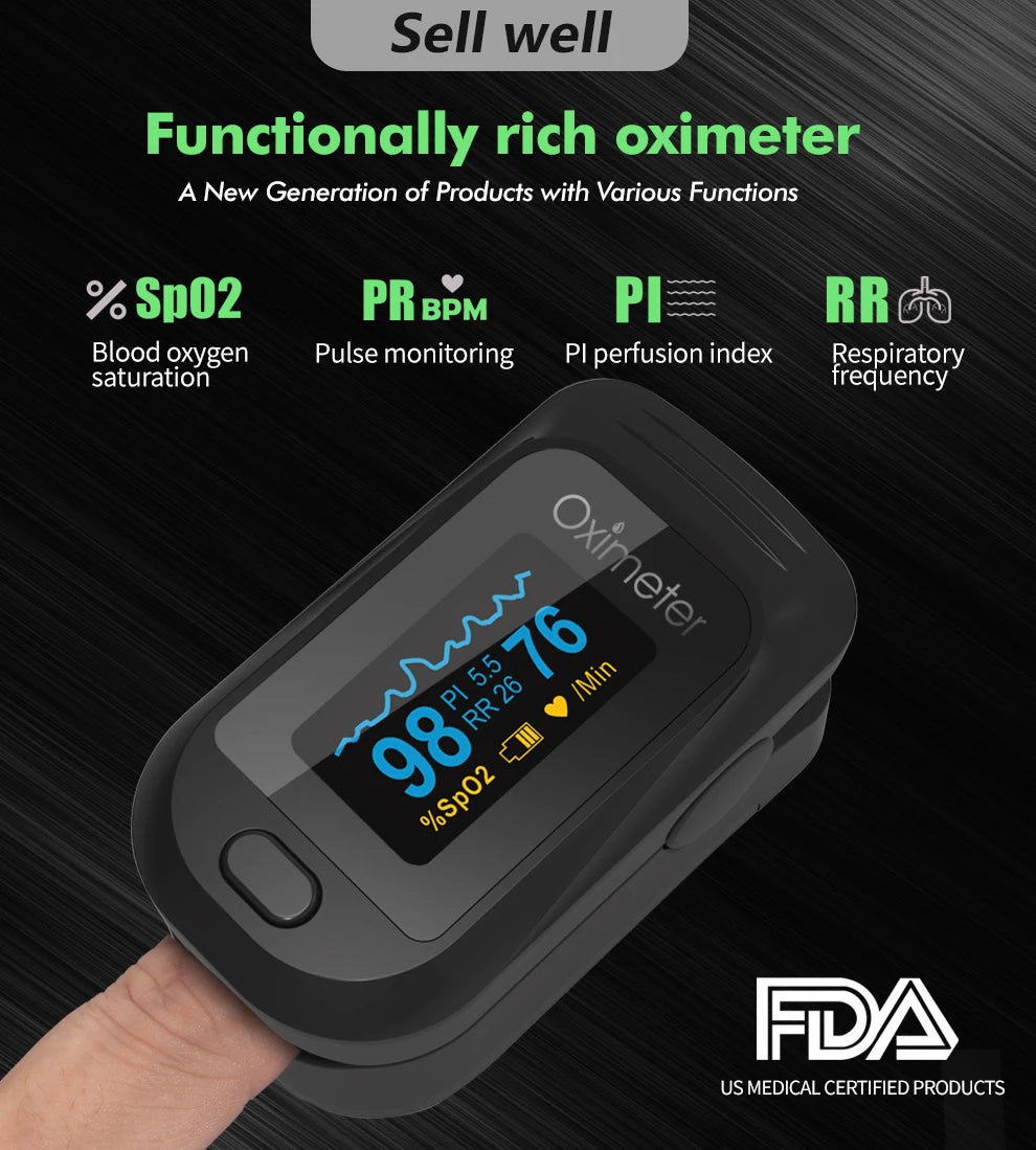 KIUZOU Finger Pulse Oximeter