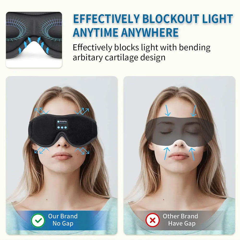 Bluetooth Sleep Headphones Eye Mask