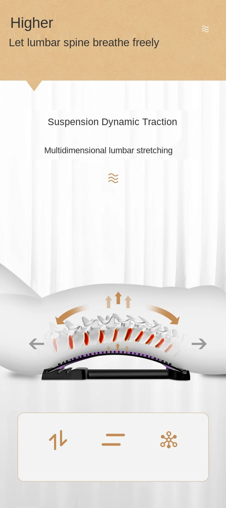 Lumbar Stretching & Massage Device