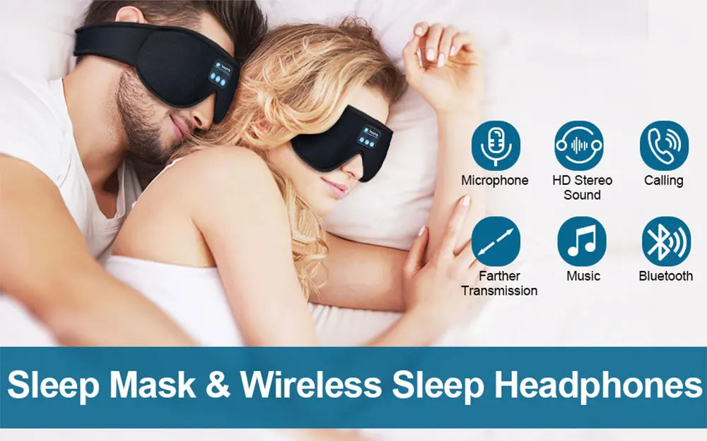 Bluetooth Sleep Headphones Eye Mask
