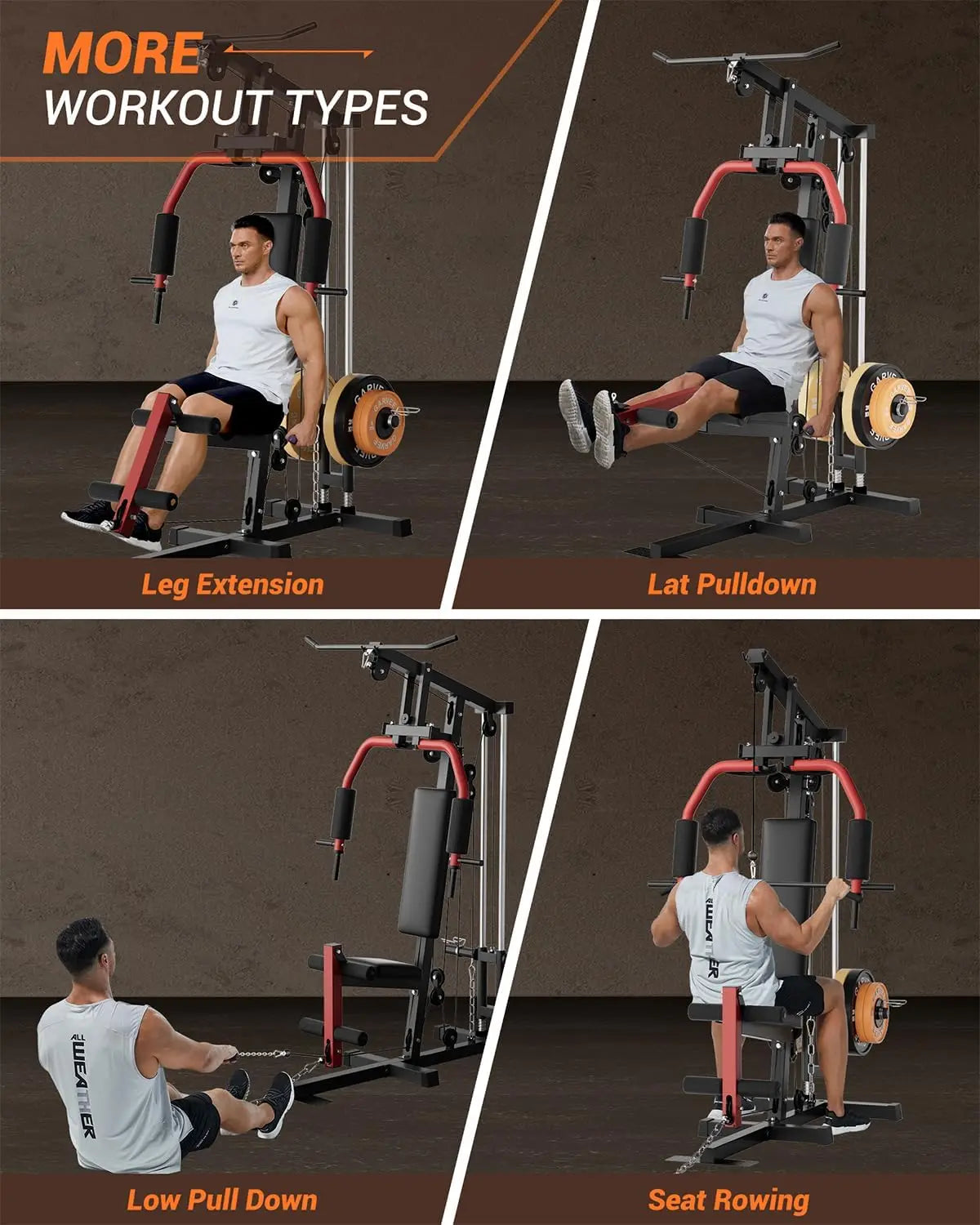 Home Gym Pulley Workout Station