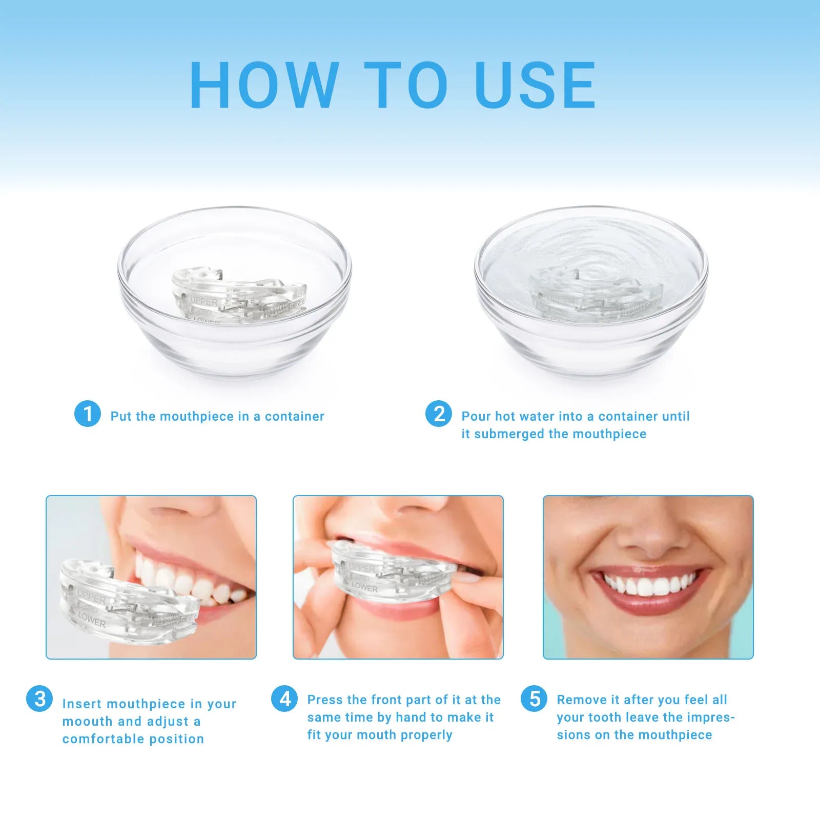 Anti-Snore Silicone Mouth Guard