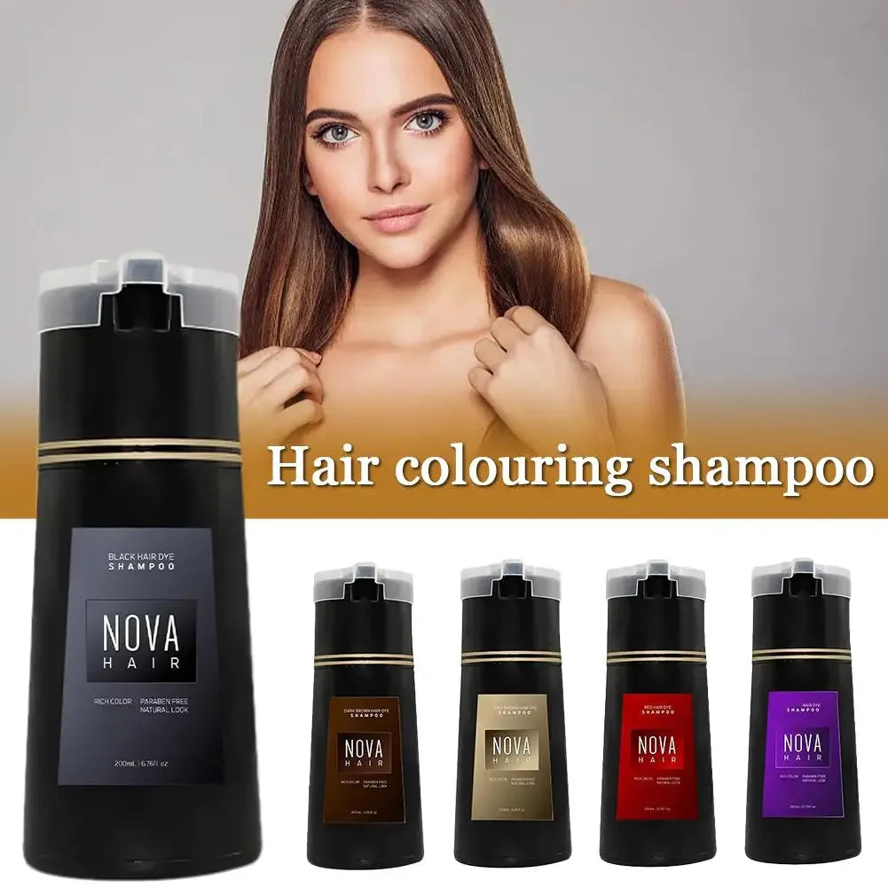 Nova 3-in-1 Hair Dye Shampoo