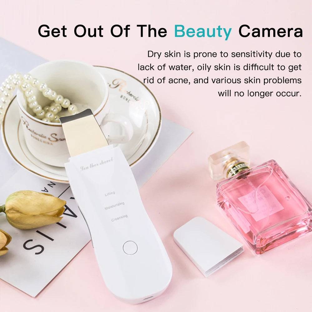 Ultrasonic Skin Scrubber Spatula