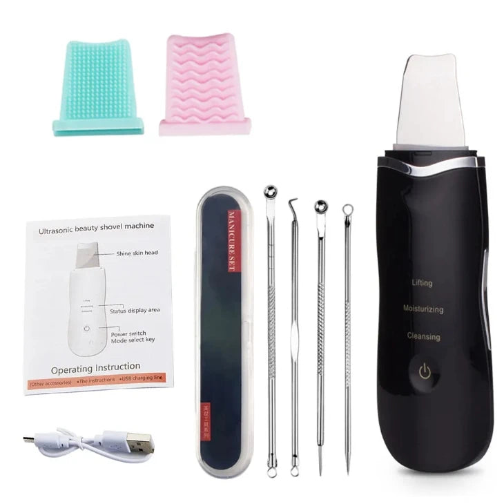 Ultrasonic Skin Scrubber Spatula
