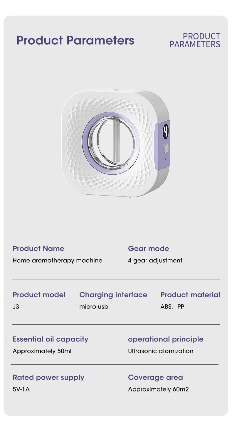 60㎡ Oil Aromatherapy Diffuser