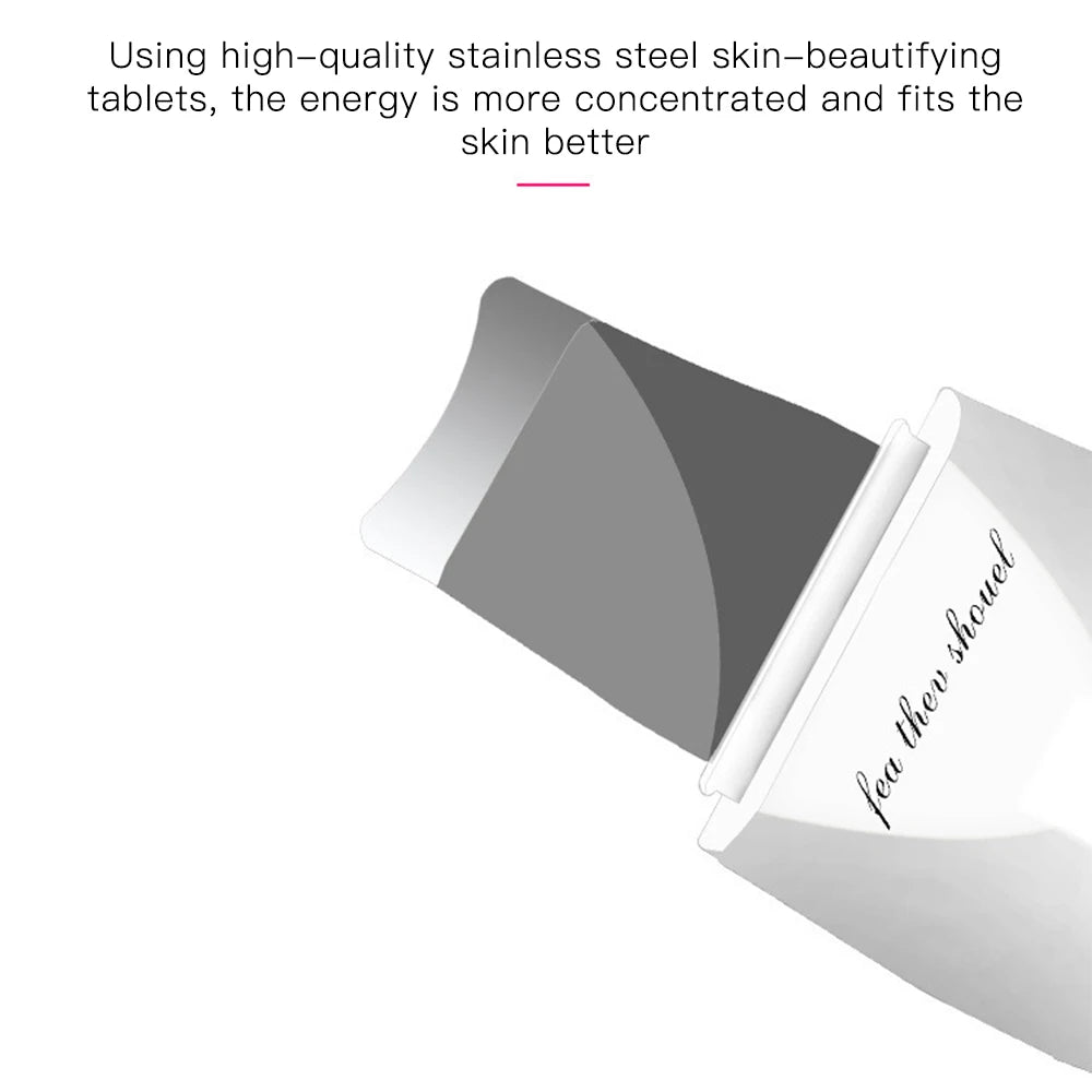 Ultrasonic Skin Scrubber Spatula