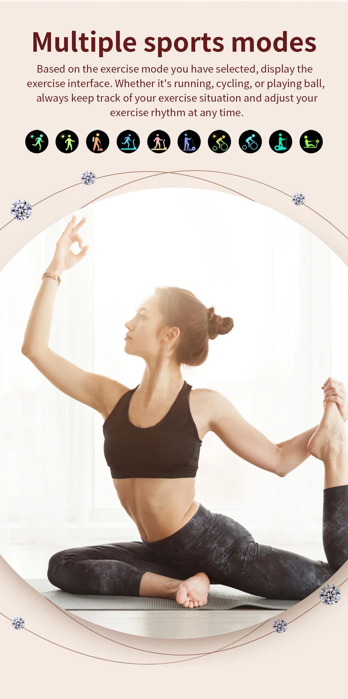 LIGE Women’s Luxury Smartwatch