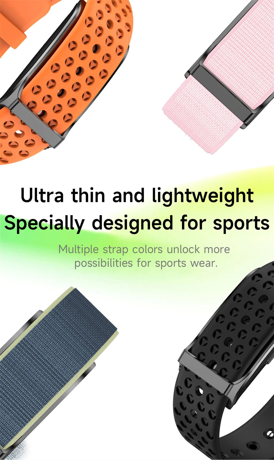Health Smart Band – Heart Rate, Blood Pressure & Sleep Monitor for Men & Women