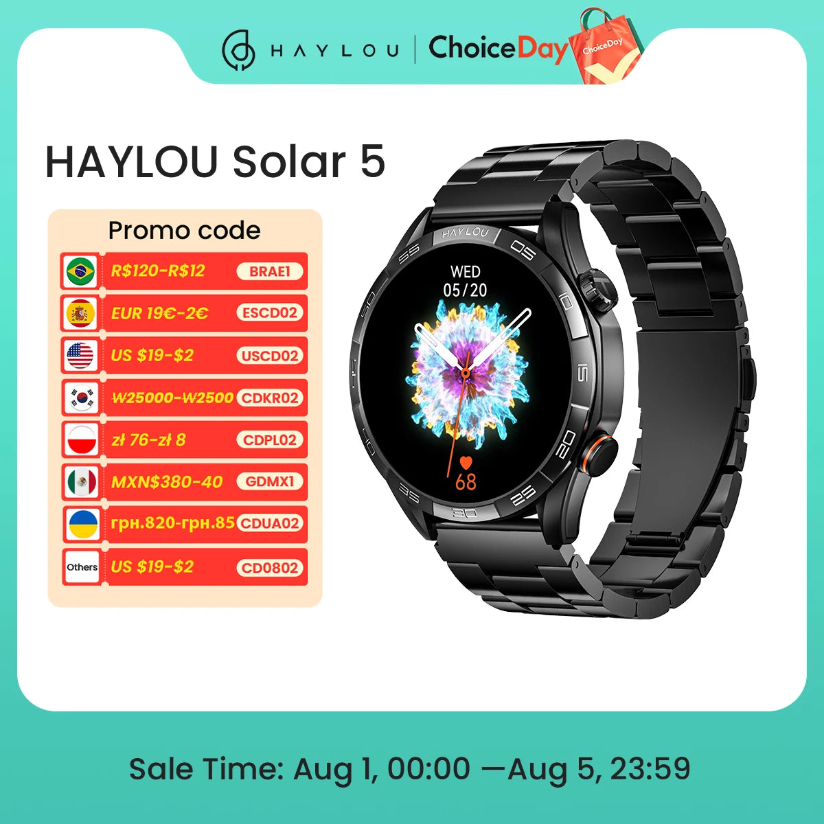 HAYLOU Solar 5 Smartwatch