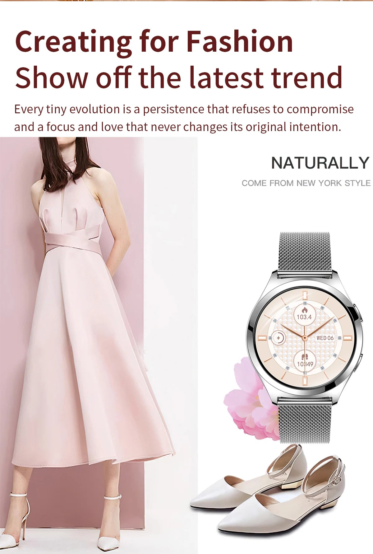 LIGE Women’s Luxury Smartwatch