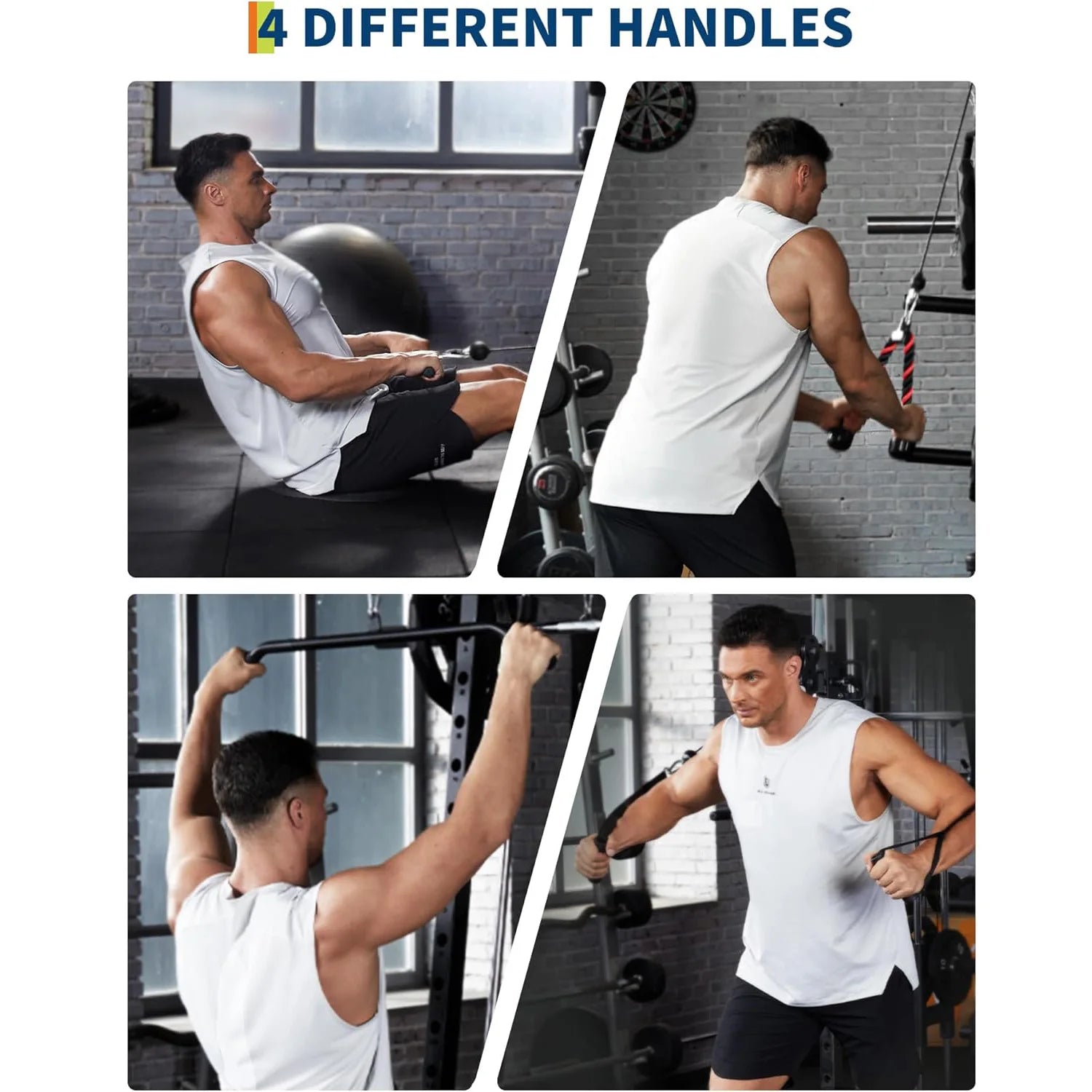 Home Gym Pulley Cable System