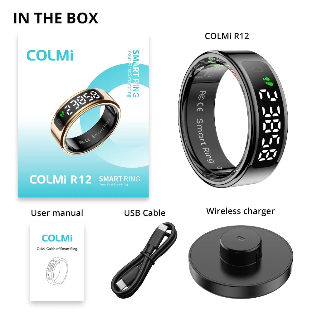 Touch Display Smart Ring COLMI R12
