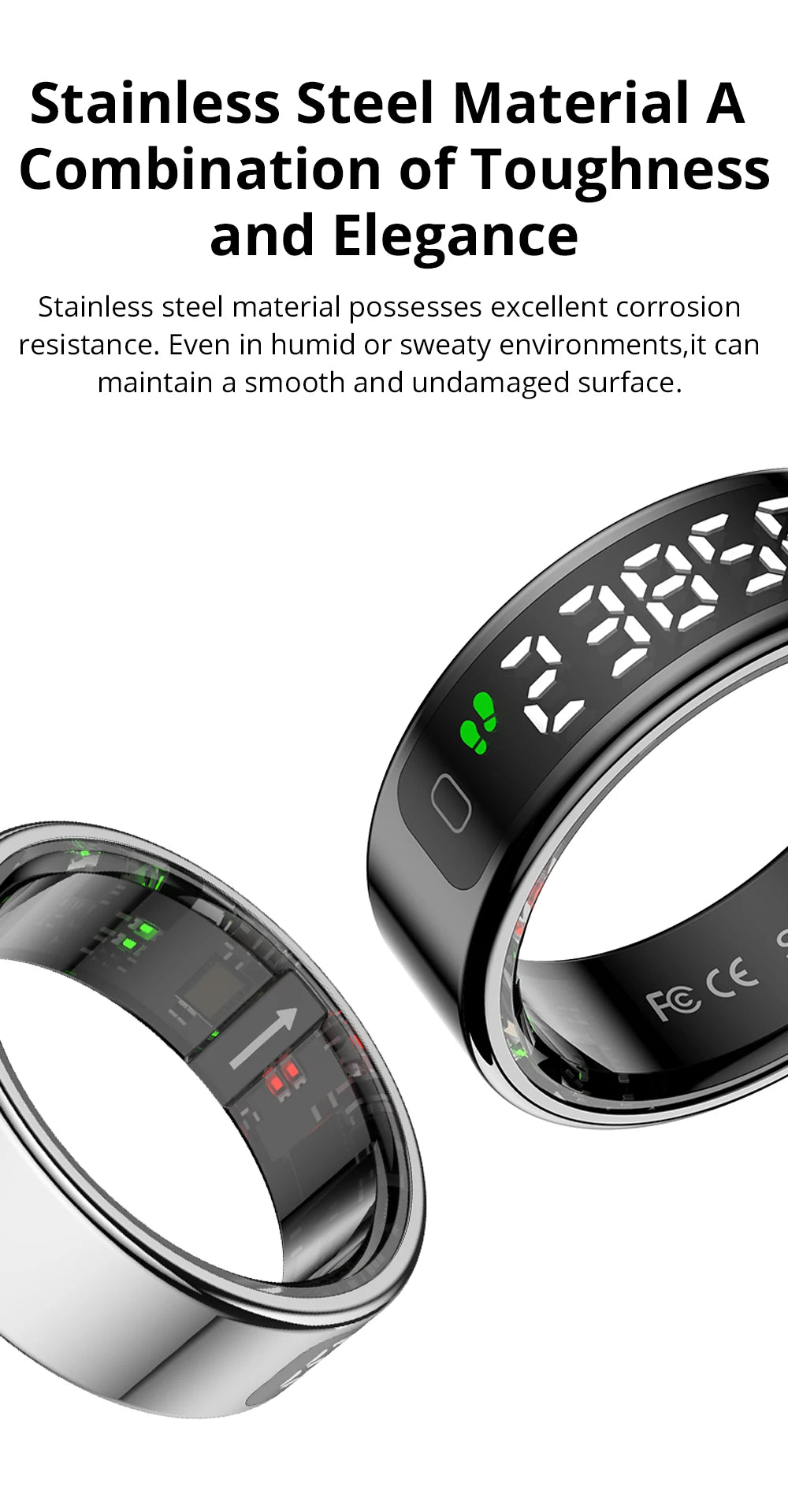 Touch Display Smart Ring COLMI R12