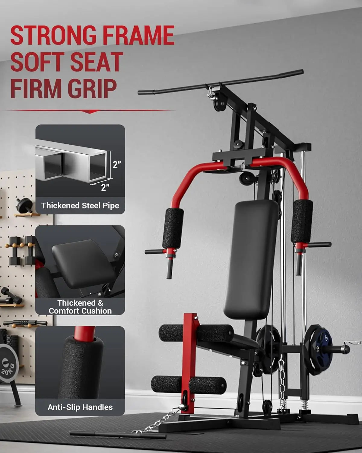 Home Gym Pulley Workout Station