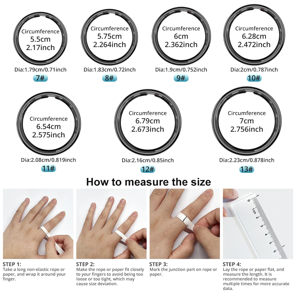 Touch Display Smart Ring COLMI R12