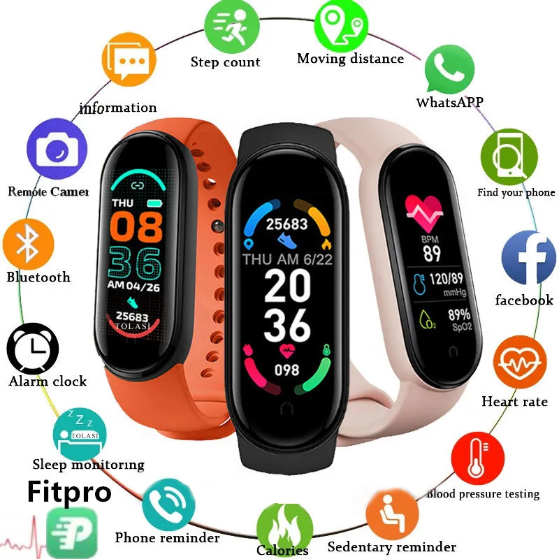 M6 Fitness Smartwatch