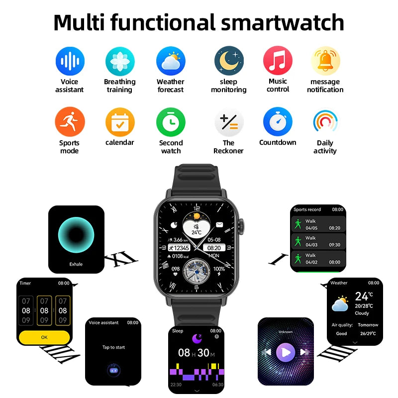 LIGE 2025 HD Smartwatch