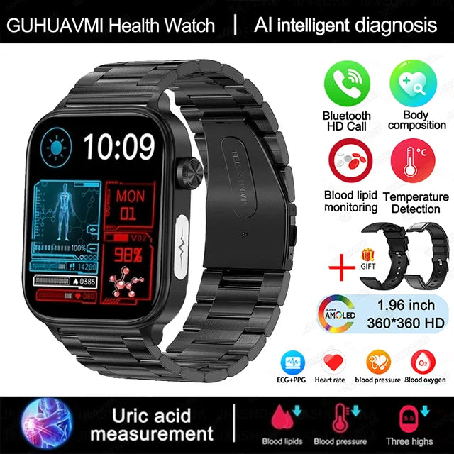 2025 ECG+PPG Health Smartwatch