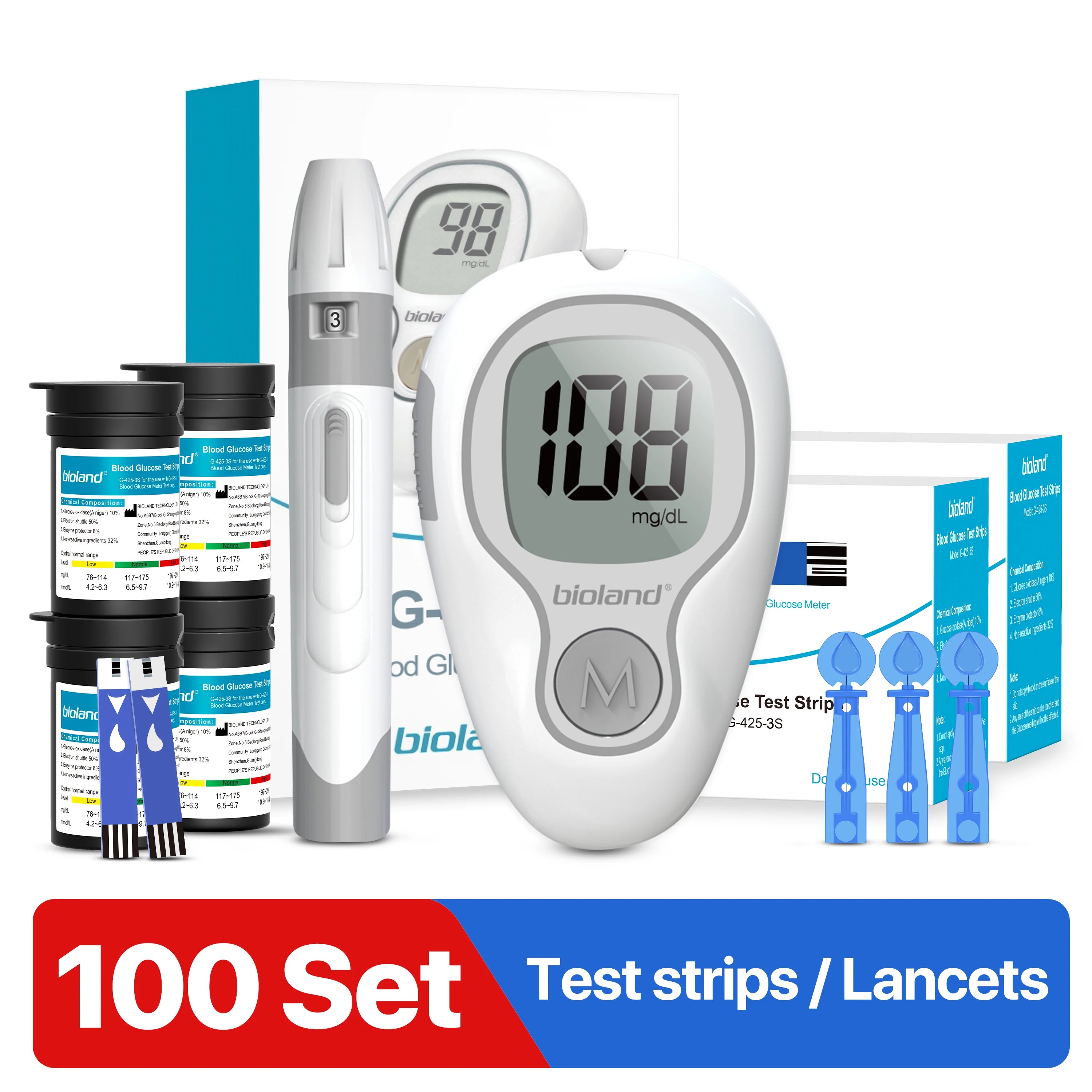 LinkSun Blood Glucose Meter Kit