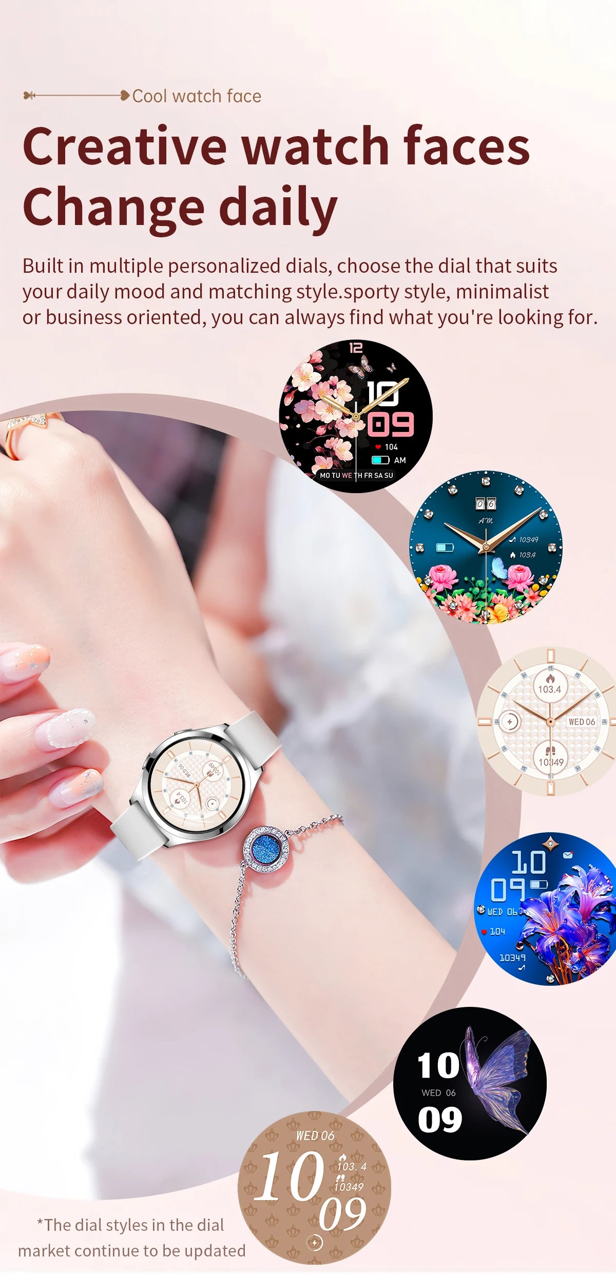 LIGE Women’s Luxury Smartwatch