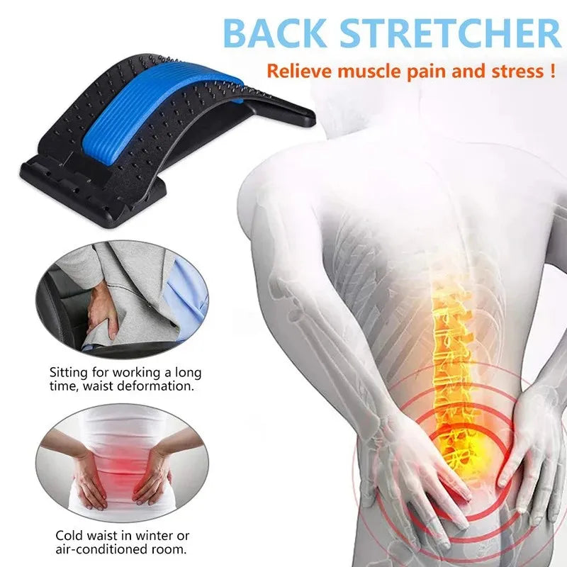 Lumbar Stretching & Massage Device