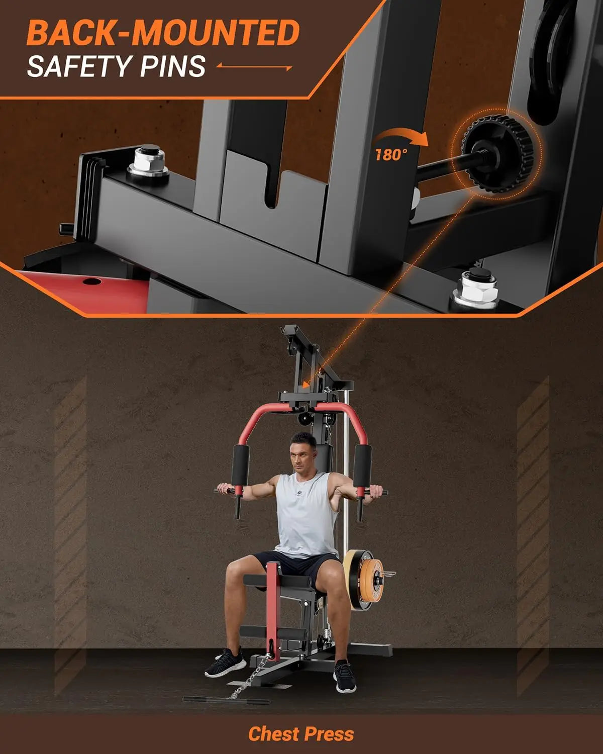 Home Gym Pulley Workout Station