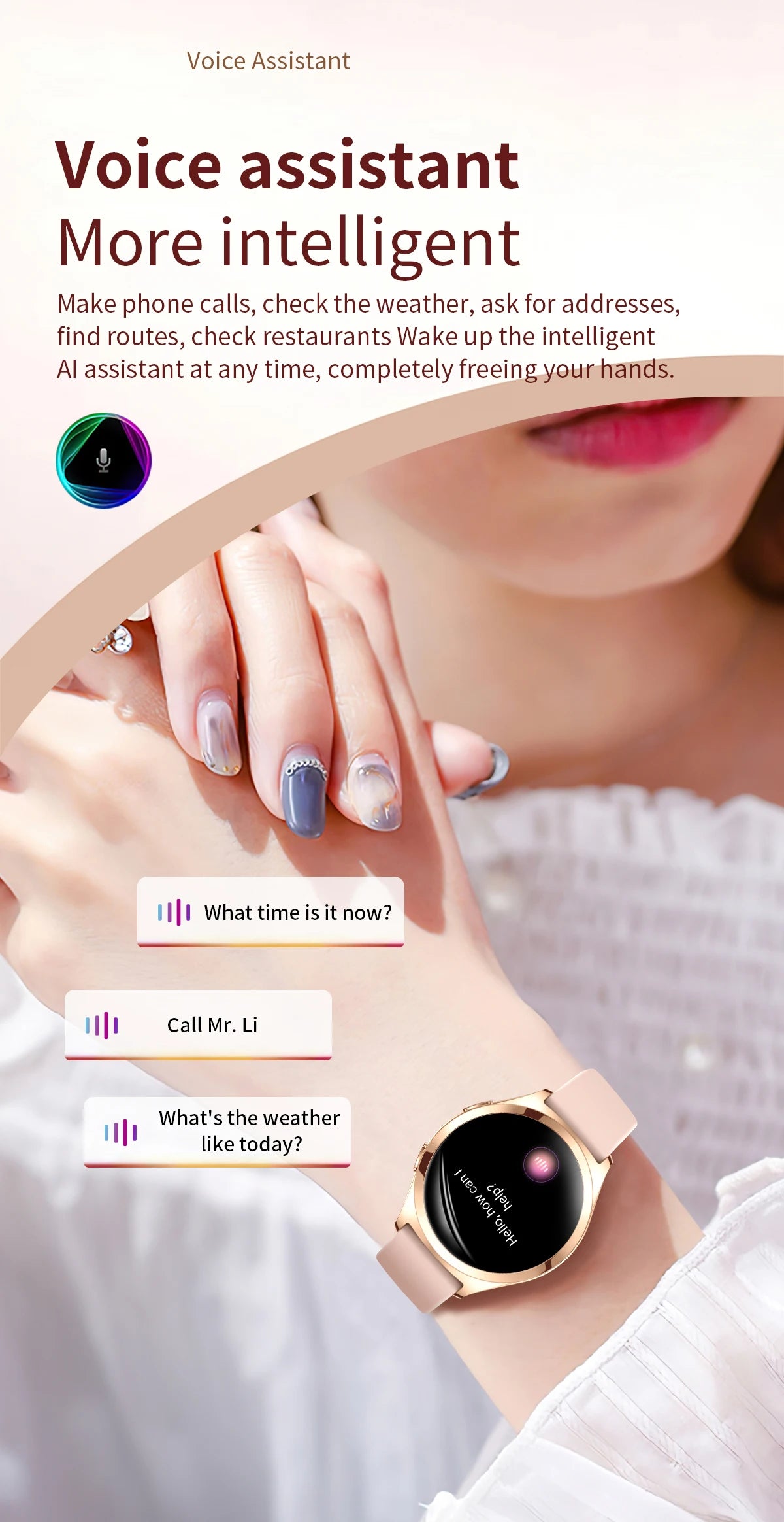 LIGE Women’s Luxury Smartwatch