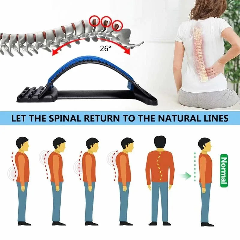 Lumbar Stretching & Massage Device
