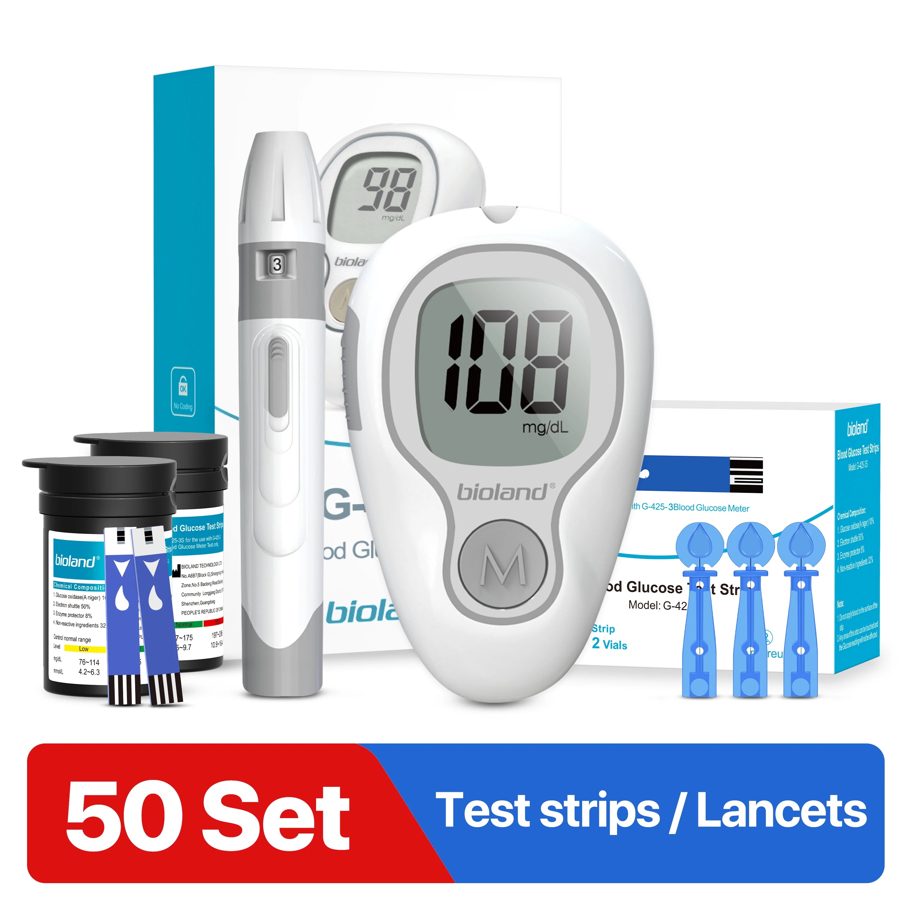LinkSun Blood Glucose Meter Kit