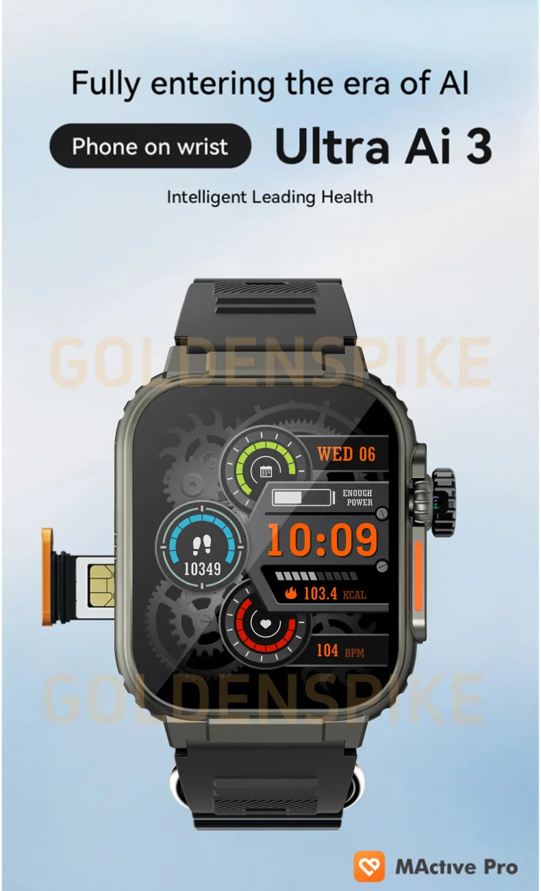 Microwear Ultra Ai3 5G Smartwatch