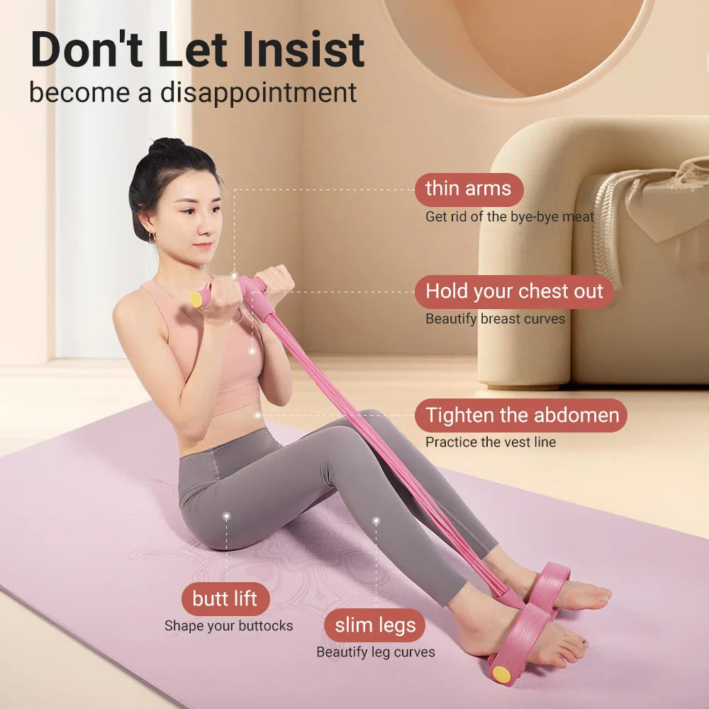 6-Tube Resistance Bands Set