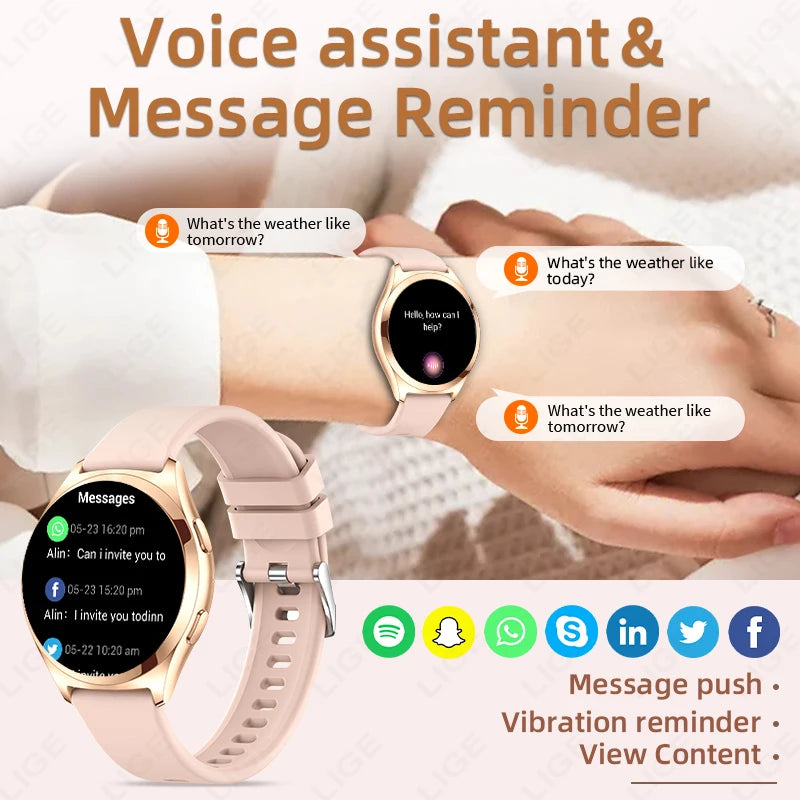 LIGE Women’s Luxury Smartwatch