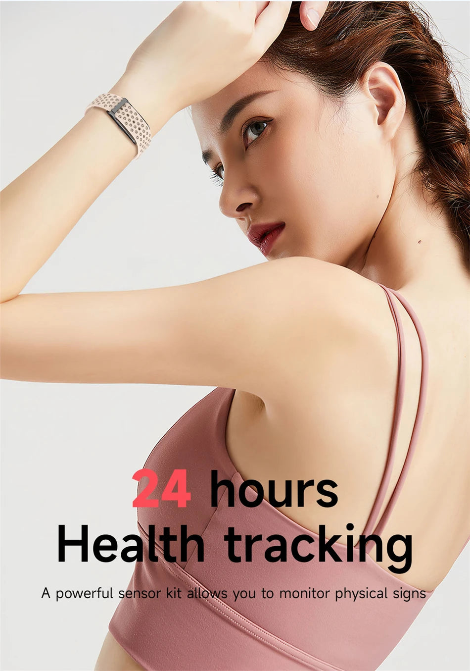 Health Smart Band – Heart Rate, Blood Pressure & Sleep Monitor for Men & Women
