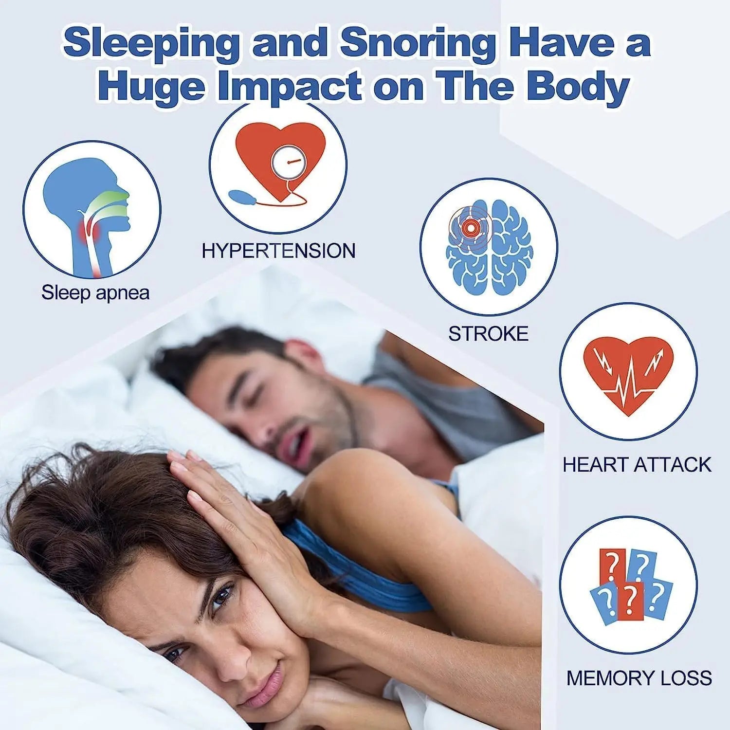 Anti-Snoring Mouth & Nose Strips