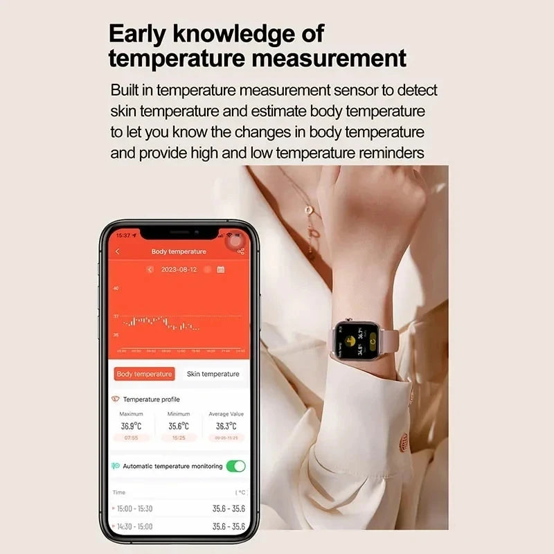 2025 ECG+PPG Health Smartwatch