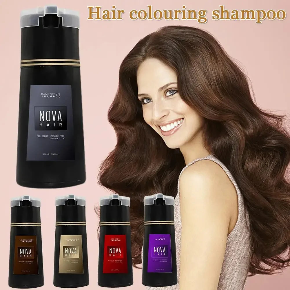 Nova 3-in-1 Hair Dye Shampoo