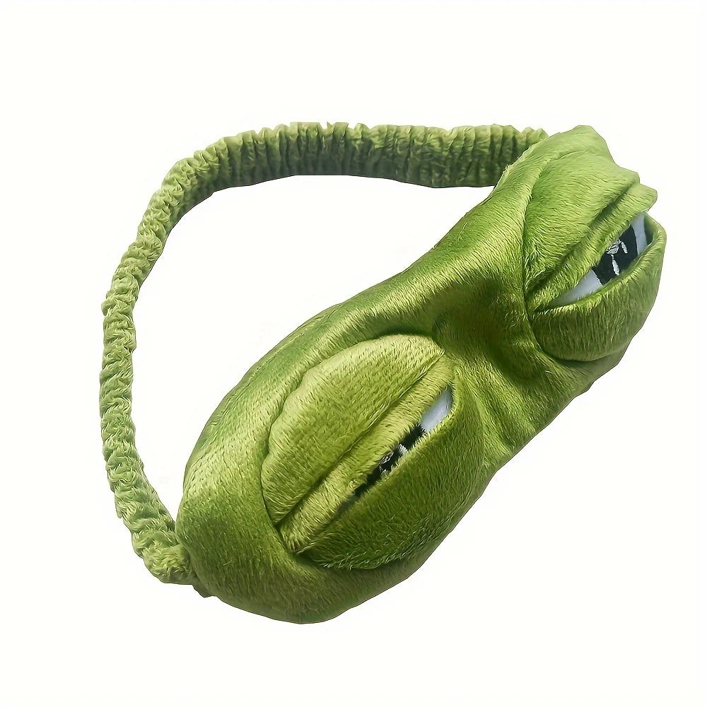 3D Sad Frog Sleep Mask