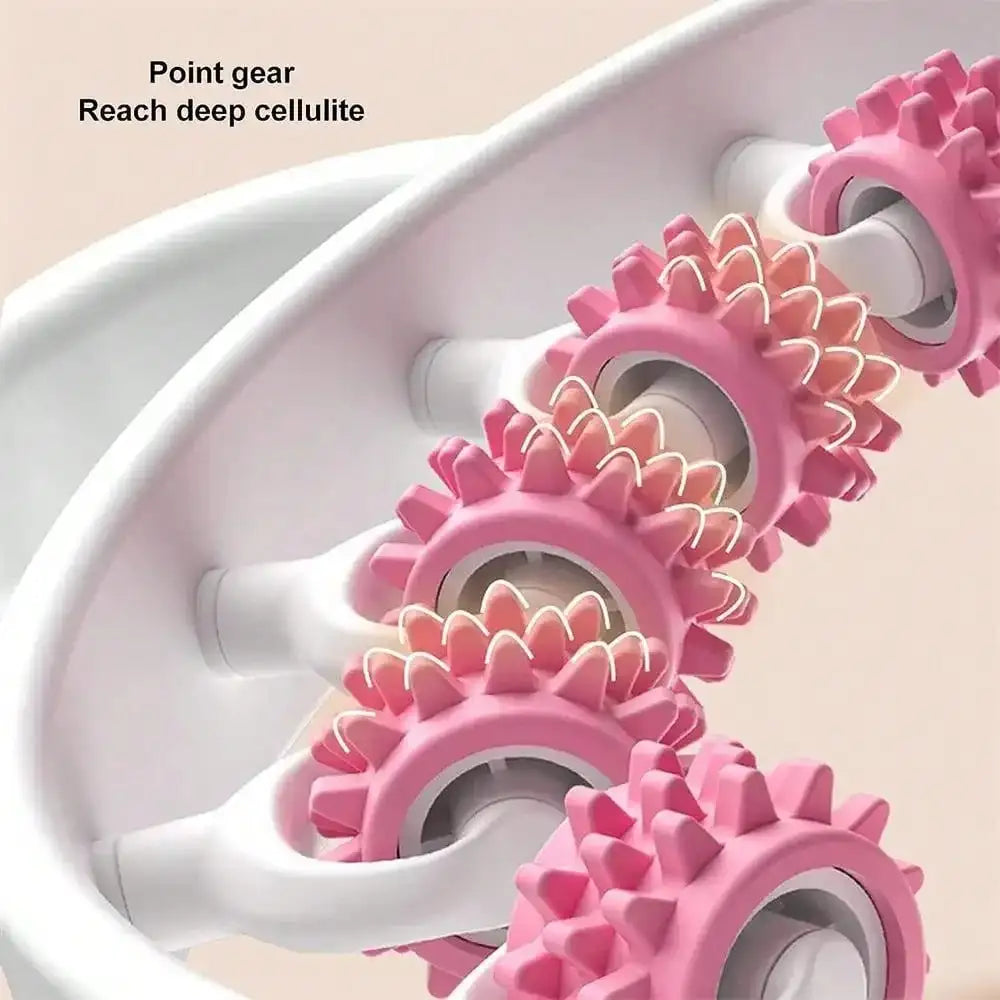 Leg Massager Circular Shaping Muscle Relaxation Handheld Multifunctional Yoga Fitness Leg Beauty Roller