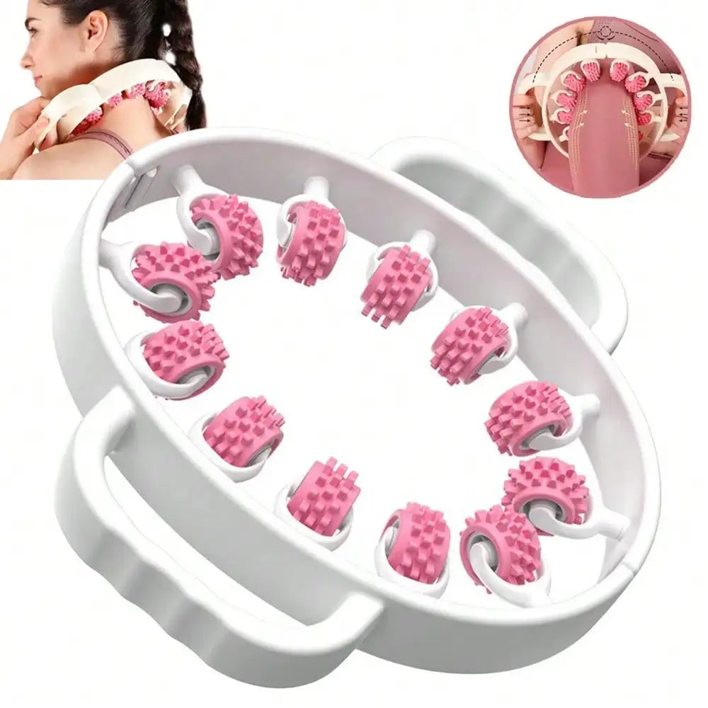 Leg Massager Circular Shaping Muscle Relaxation Handheld Multifunctional Yoga Fitness Leg Beauty Roller