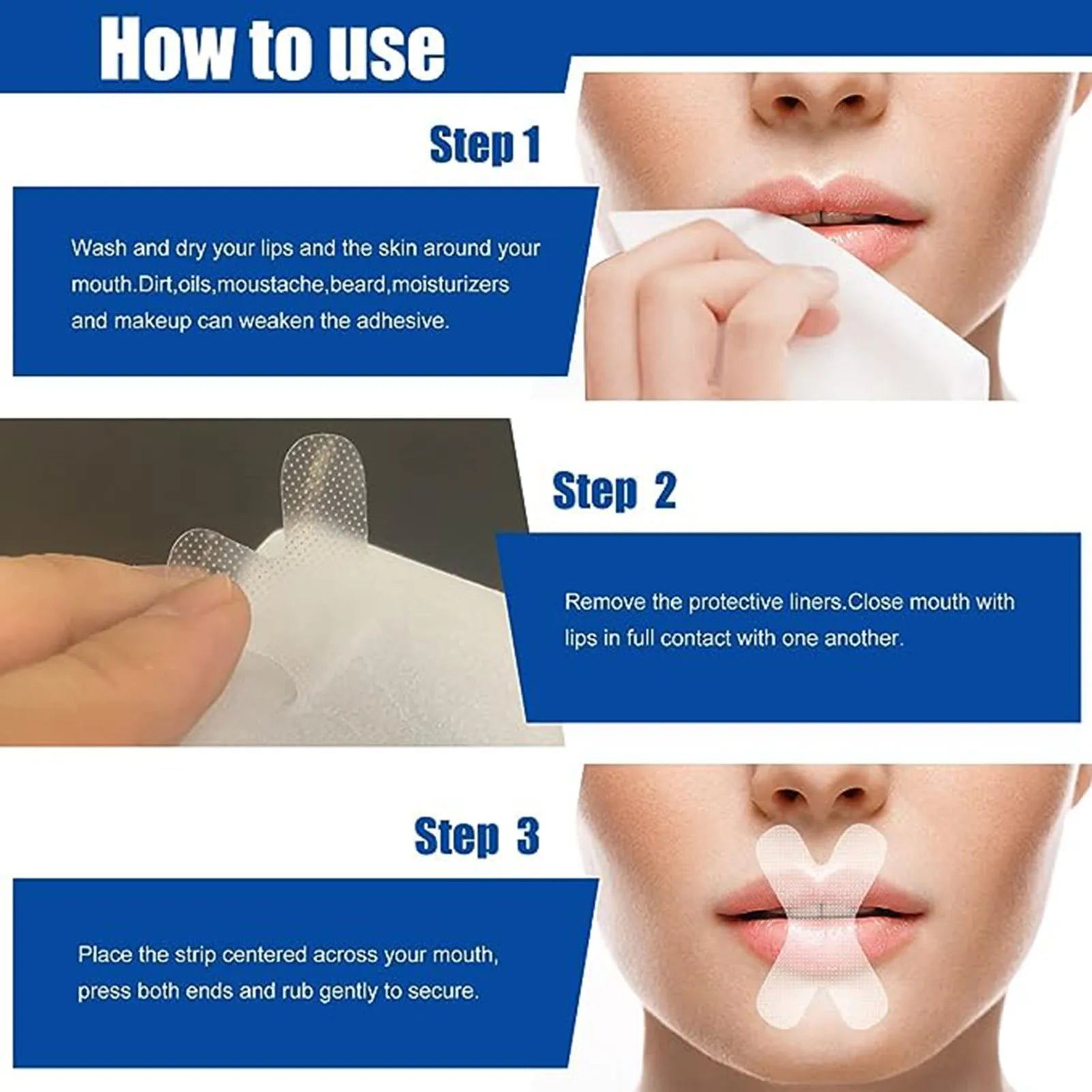 Anti-Snoring Mouth & Nose Strips