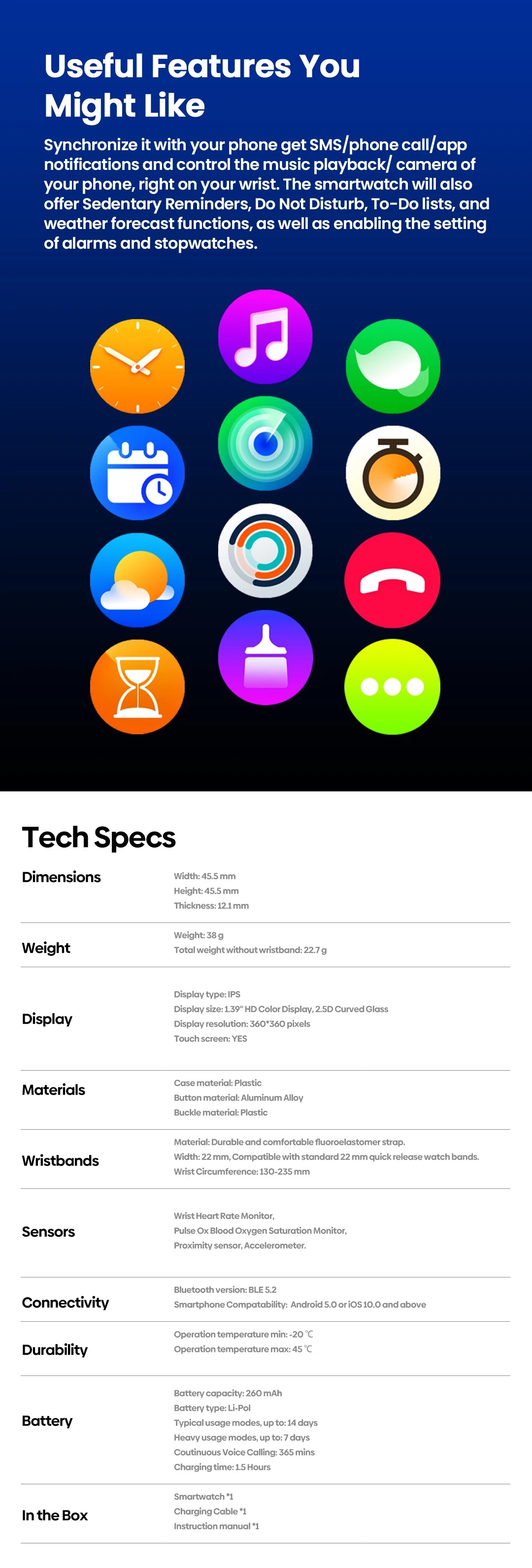Zeblaze Btalk 3 Plus Smartwatch