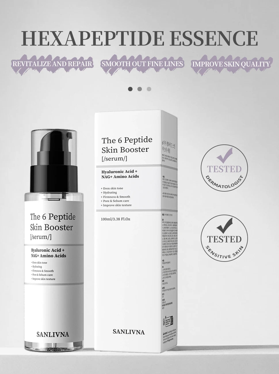 6-Peptide Collagen Facial Set