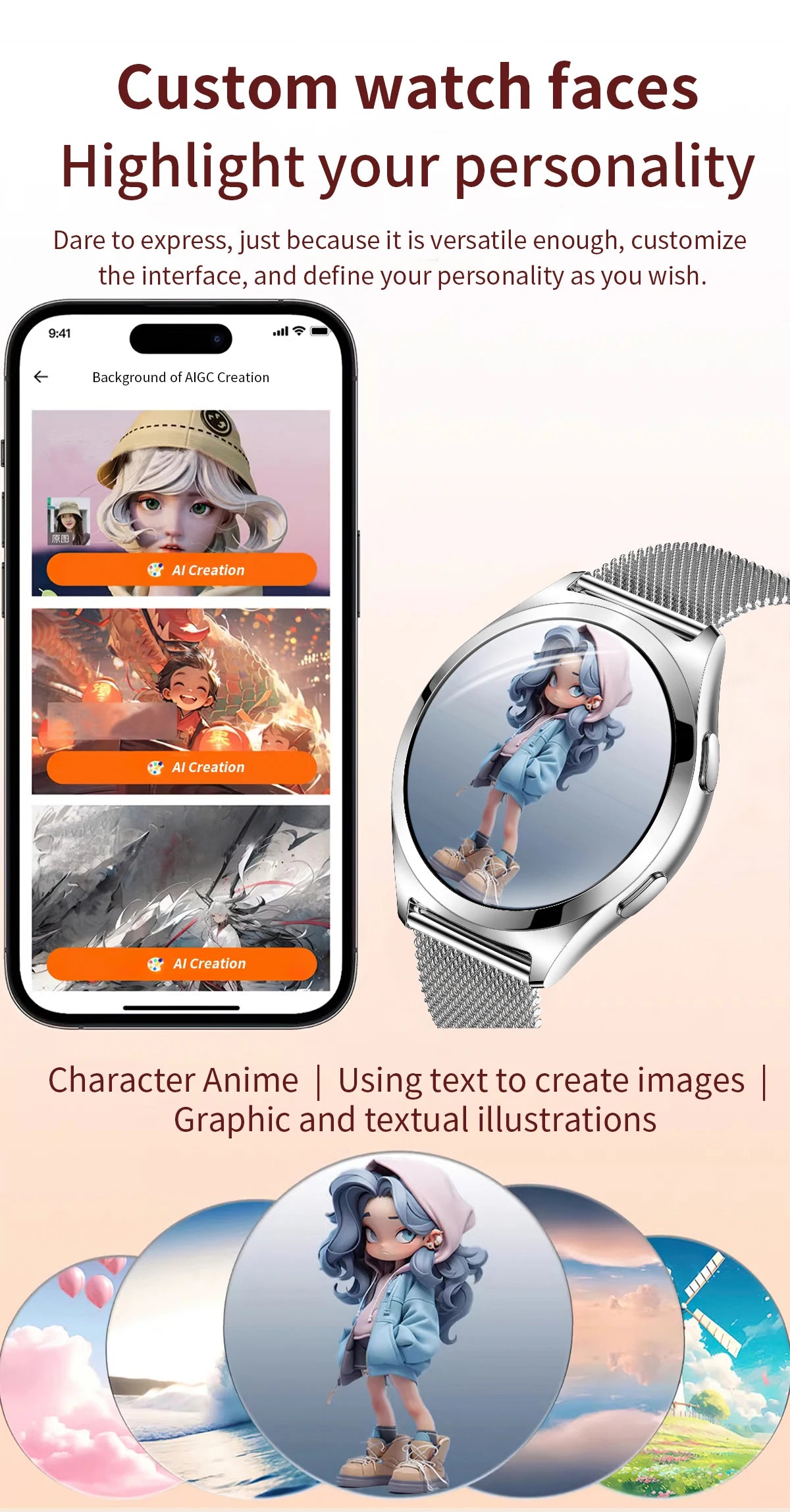 LIGE Women’s Luxury Smartwatch