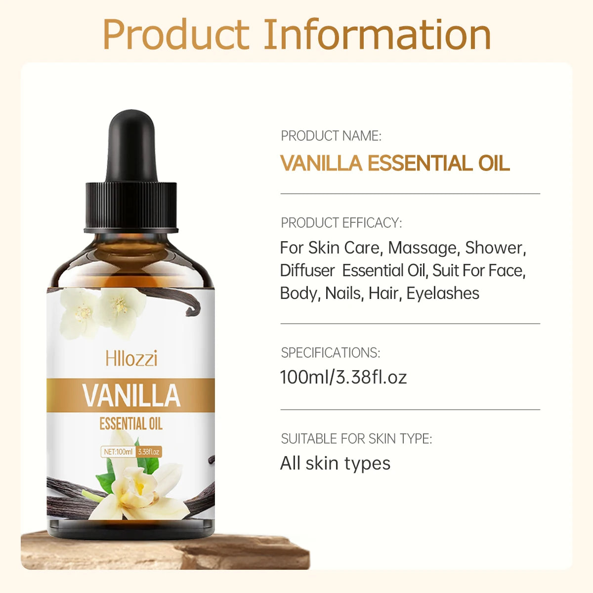 Vanilla Essential Oil for Face