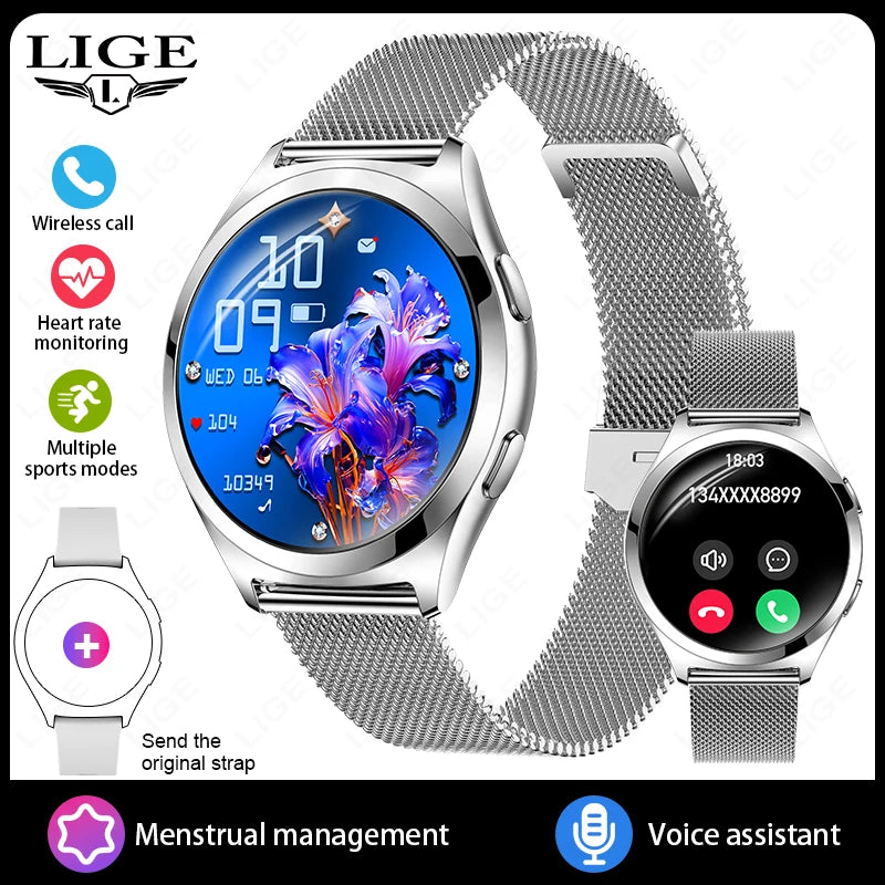 LIGE Women’s Luxury Smartwatch