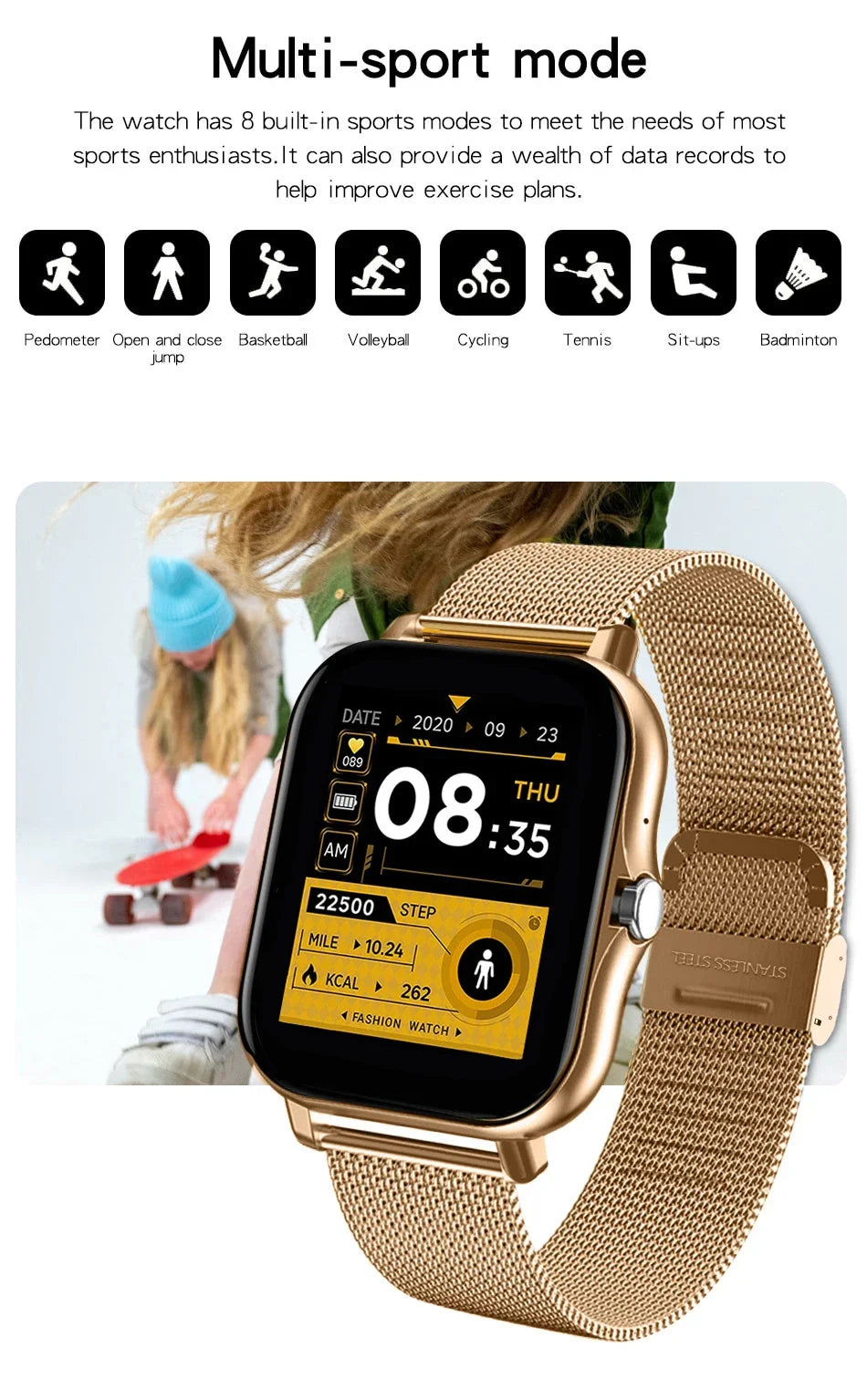 1.44” Bluetooth Smartwatch